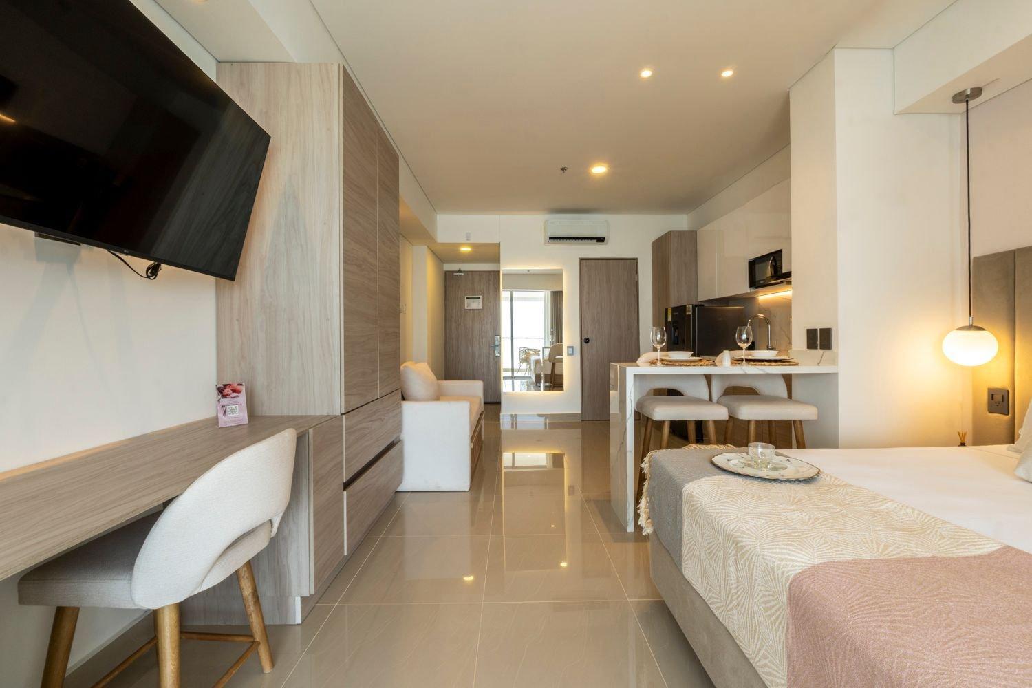 Apartamento De Lujo Frente Al Mar Cb1525 *